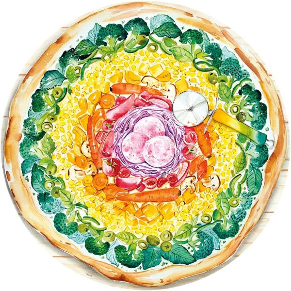 RAVENSBURGER 17347 1 CIRCLE OF COLORS - PIZZA 500 PIECE PUZZLE Online now