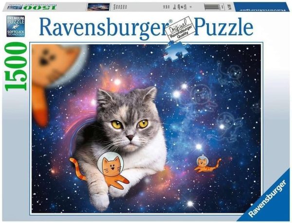 RAVENSBURGER 17439 3 CATS IN OUTER SPACE1500 PIECE PUZZLE Online