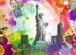 RAVENSBURGER 17379 2 NEW YORK POSTCARD 500 PIECE PUZZLE For Cheap