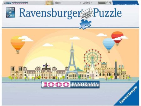 RAVENSBURGER 17393 8 A DAY IN PARIS 1000 PIECE PUZZLE Online now