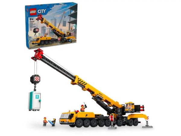 LEGO 60409 - YELLOW MOBILE CONSTRUCTION CRANE Online now