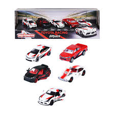 MAJORETTE TOYOTA RACING 5PC BOX GIFTPACK For Cheap