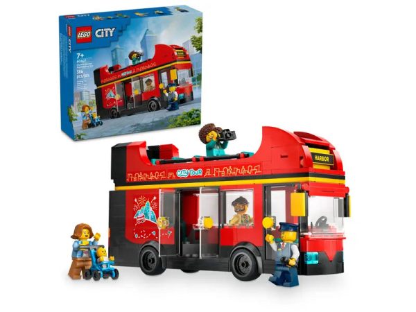 LEGO 60407 - RED DOUBLE-DECKER SIGHTSEEING BUS For Sale