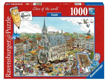 RAVENSBURGER 1754997 - CITIES OF THE WORLD GOUDA 1000 PIECE PUZZLE Sale