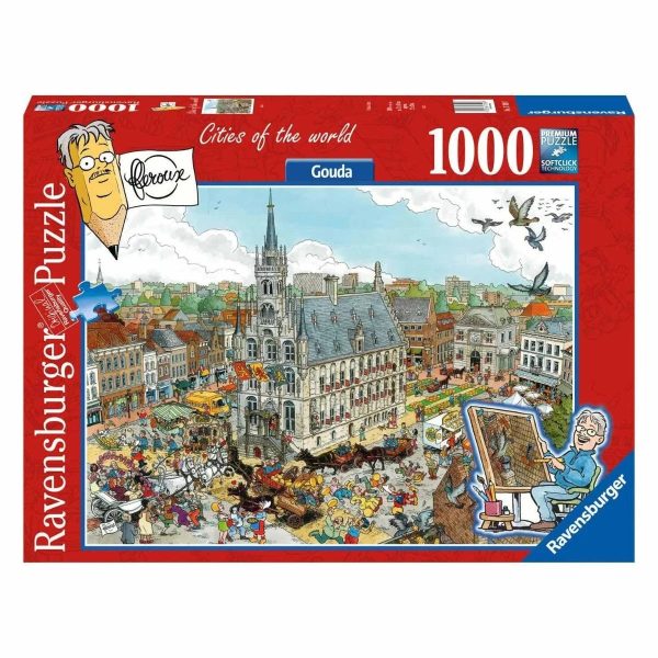 RAVENSBURGER 1754997 - CITIES OF THE WORLD GOUDA 1000 PIECE PUZZLE Sale