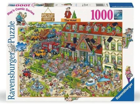 RAVENSBURGER 175796 - HOLIDAY RESORT 2 THE HOTEL 1000 PIECE PUZZLE Cheap