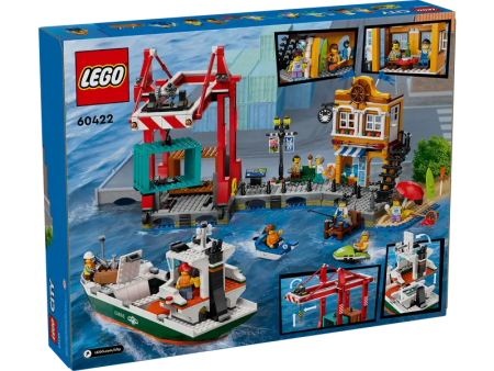 LEGO 60422 - SEASIDE HARBOR WITH CARGO SHIP Fashion