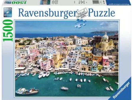 RAVENSBURGER 175994 - COLOURFUL PROCIDA ITALY - 1500 PIECE PUZZLE Sale