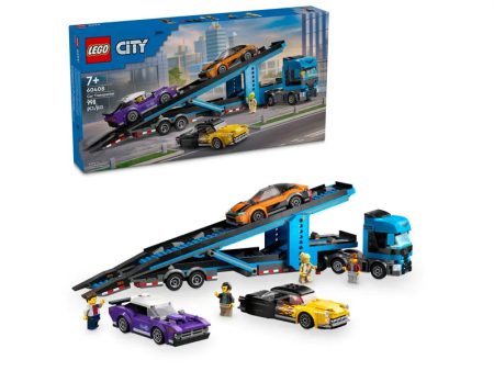 LEGO 60408 - CAR TRANSPORTER TRUCK WITH SPORTS CARS Discount