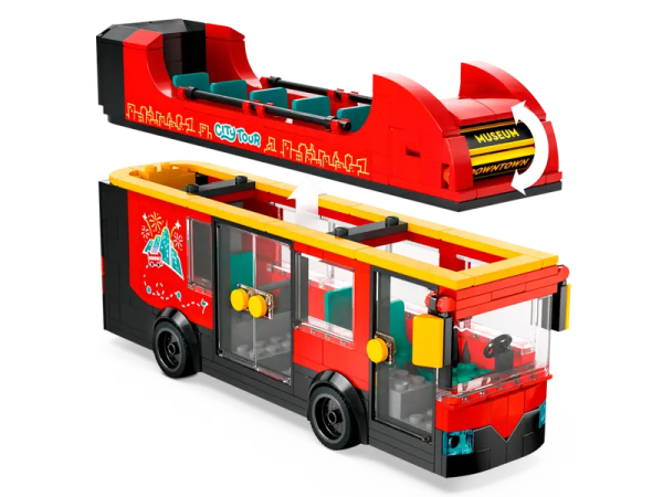 LEGO 60407 - RED DOUBLE-DECKER SIGHTSEEING BUS For Sale