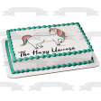 The Hazy Unicorn Stars Colorful Edible Cake Topper Image ABPID09972 Cheap