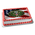 United States Army Emblem Eagle American Flag Edible Cake Topper Image ABPID27504 Fashion