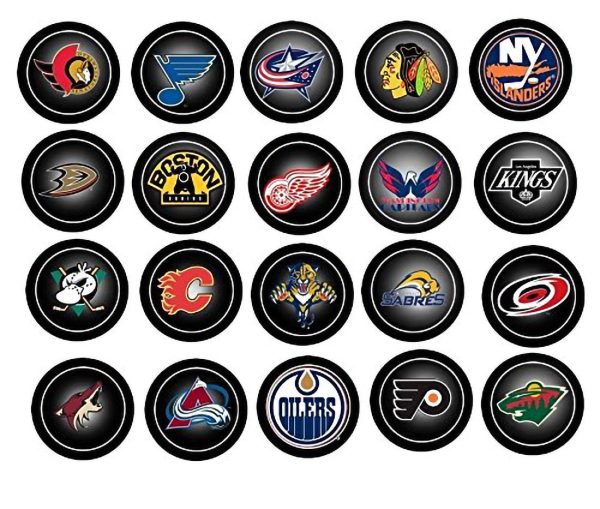 NHL National Hockey League Logos New York Islanders Boston Bruins Anaheim Ducks Chicago Blackhawks Edible Cupcake Topper Images ABPID27620 Online