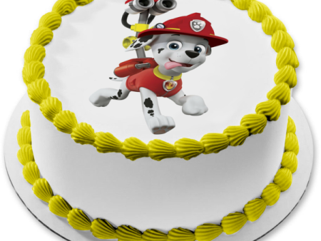 Paw Patrol Marshall Flying Edible Cake Topper Image ABPID27421 Online