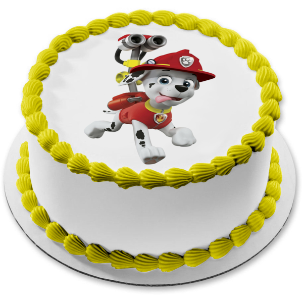 Paw Patrol Marshall Flying Edible Cake Topper Image ABPID27421 Online