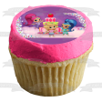 Shimmer and Shine Happy Birthday and Leah Edible Cake Topper Image ABPID03929 For Cheap