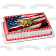 United States Military Navy Seal American Flag Edible Cake Topper Image ABPID22332 Cheap