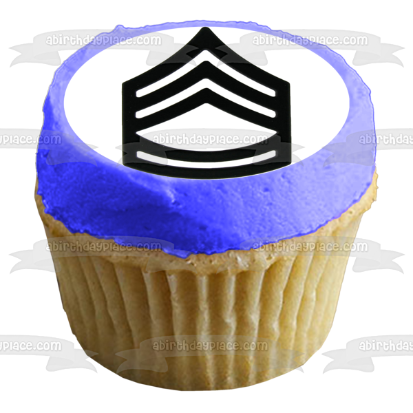 United States Army Sergeant Rank Logo Edible Cake Topper Image ABPID09787 Online now