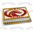 Half Hollow Hills West Colts Logo Edible Cake Topper Image ABPID09820 Supply