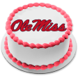 University of Mississippi Rebels Ole Miss Logo NCAA Edible Cake Topper Image ABPID01824 For Sale