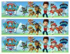 Paw Patrol Chase Everest Skye Zuma Marshall Rocky Ryder Running Mountains Edible Cake Topper Image Strips ABPID27267 Online Sale