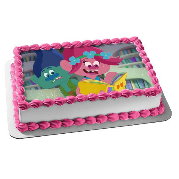 Trolls Beat Goes on Branch Poppy Edible Cake Topper Image ABPID15526 Hot on Sale