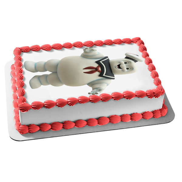 Ghost Busters Stay Puft Marshmallow Man Edible Cake Topper Image ABPID27830 For Sale