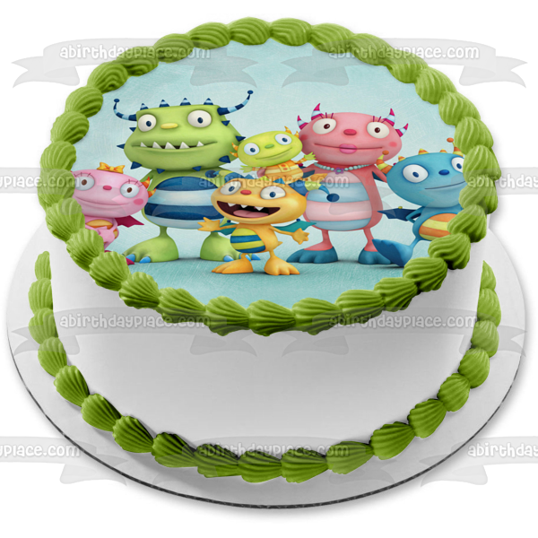 Henry Hugglemonster Summer Denzel Cobby Ivor Momma Doddo Edible Cake Topper Image ABPID27343 Supply