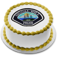 Signal Hill Police Department Badge Edible Cake Topper Image ABPID01799 For Cheap