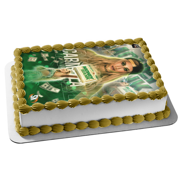 WWE World Wrestling Entertainment Carmella Michael Money In The Bank Edible Cake Topper Image ABPID27509 Online Hot Sale