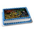 Harry Potter Hogwarts School of Wizarding Houses Edible Cake Topper Image ABPID04311 Online