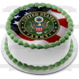 United States Army Emblem Eagle American Flag Edible Cake Topper Image ABPID27504 Fashion