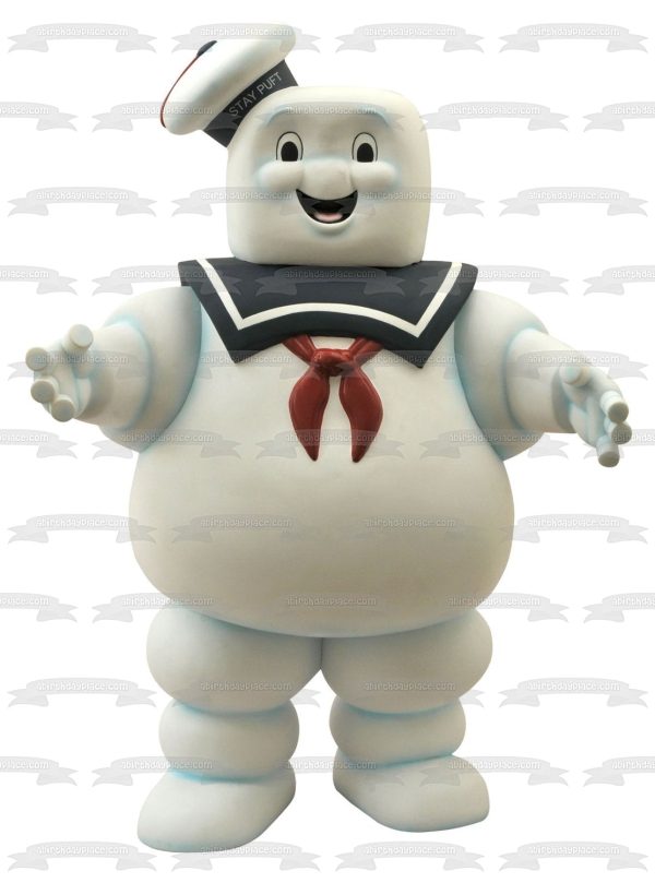 Ghost Busters Stay Puft Marshmallow Man Edible Cake Topper Image ABPID27830 For Sale