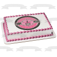 Happy Birthday Diva s First Birthday Pink and Black Zebra Stripes Pink Cupcake Edible Cake Topper Image ABPID27208 Online