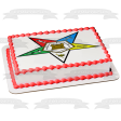 Order of the Eastern Star Logo Edible Cake Topper Image ABPID27743 Sale