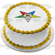 Order of the Eastern Star Logo Edible Cake Topper Image ABPID27743 Sale