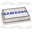 Samsung Blue Logo Edible Cake Topper Image ABPID10089 Sale