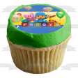 Pocoyo Happy Birthday Presents Balloons Stars Pato Elly Edible Cake Topper Image ABPID27563 Fashion