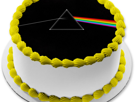 Pink Floyd the Dark Side of the Moon Album Cover Edible Cake Topper Image ABPID27299 Fashion