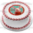 Olivia the Pig Blue Stripes Red Polka Dots Edible Cake Topper Image ABPID04066 Online