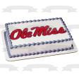 University of Mississippi Rebels Ole Miss Logo NCAA Edible Cake Topper Image ABPID01824 For Sale