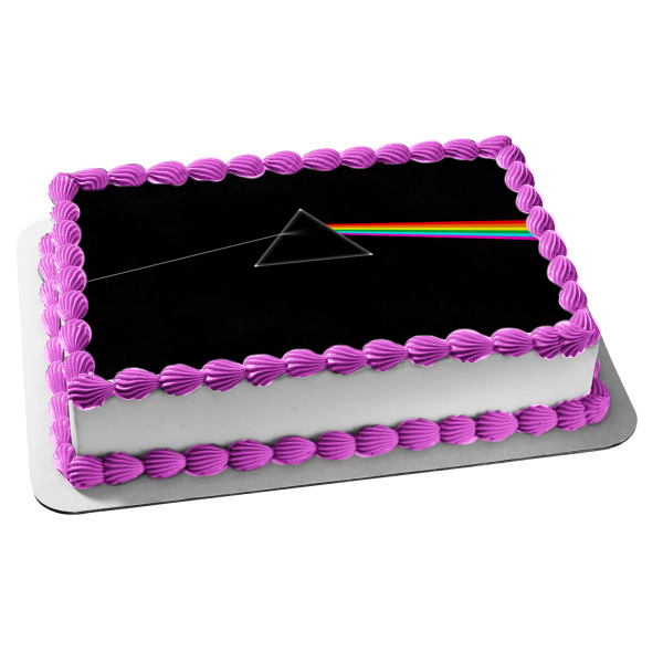 Pink Floyd the Dark Side of the Moon Album Cover Edible Cake Topper Image ABPID27299 Fashion