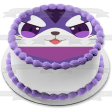 Monster Super League Gatito Face Edible Cake Topper Image ABPID15322 Hot on Sale