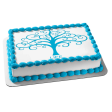 Tree of Life Blue Edible Cake Topper Image ABPID05018 Online