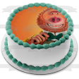 Missing Link Mr. Link Orange Background Edible Cake Topper Image ABPID27524 Online Sale