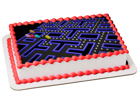 Namco Pac-Man Inky Blinky Pinky Clyde Edible Cake Topper Image ABPID22354 Online