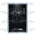 Game of Thrones Jon Snow Iron Throne Sword Black Background Edible Cake Topper Image ABPID27636 on Sale