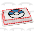 Pokemon Poke Ball Great Ball Edible Cake Topper Image ABPID15160 For Sale