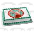 Olivia the Pig Blue Stripes Red Polka Dots Edible Cake Topper Image ABPID04066 Online