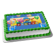 Pocoyo Happy Birthday Presents Balloons Stars Pato Elly Edible Cake Topper Image ABPID27563 Fashion